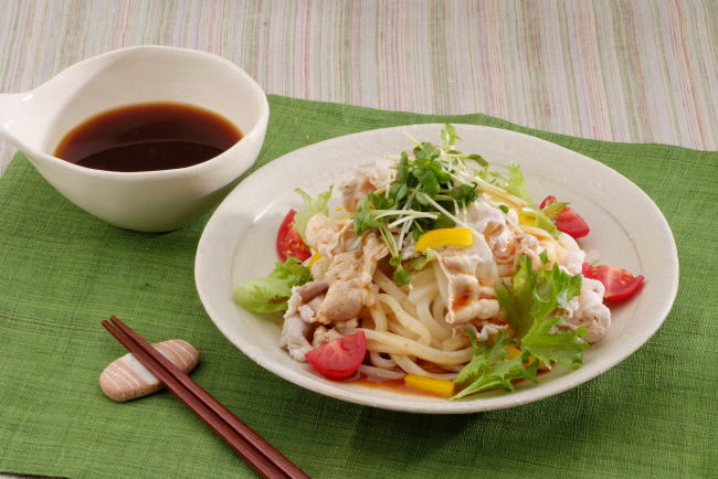 梅うどんつゆかけ冷やしうどん